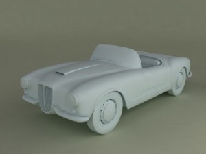 lancia aurelia b24 spider Modelo 3D
