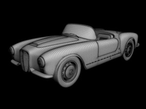 lancia aurelia b24 spider Modelo 3D