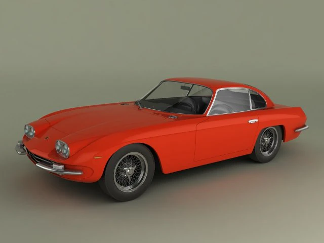 lamborghini 400gt coupe 2plus2 3D Model .c4d .max .obj .3ds .fbx .stl .blend