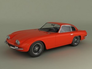 lamborghini 400gt coupe 2plus2 3D Model
