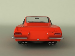 lamborghini 400gt coupe 2plus2 Modèle 3D