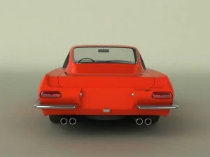 lamborghini 400gt coupe 2plus2 3D Model