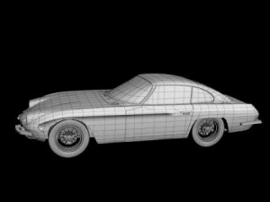 lamborghini 400gt coupe 2plus2 3D Model