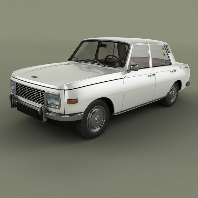 Wartburg 353 Modello 3D .c4d .max .obj .3ds .fbx .stl .blend 