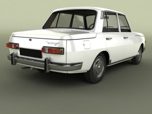 Wartburg 353 Modello 3D