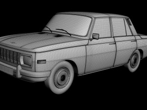 Wartburg 353 Modello 3D