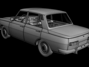 Wartburg 353 Modello 3D
