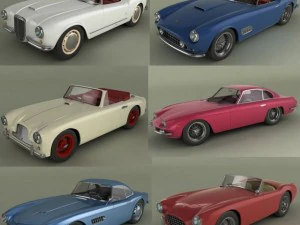 collezione di auto d'epoca pt3 Modello 3D