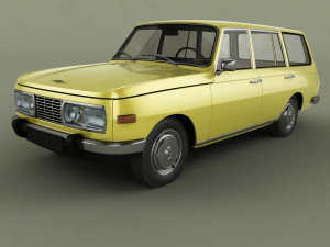 Wartburg 353 Turista Modelo 3D