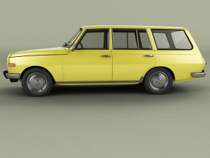Wartburg 353 Tourist Model 3D