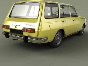 Wartburg 353 Tourist 3D Model