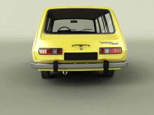 Wartburg 353 Tourist 3D Model