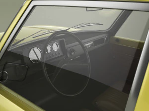 Wartburg 353 Tourist 3D Model