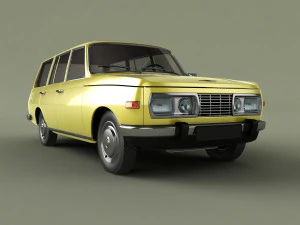 Wartburg 353 Tourist 3D Model