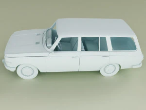 Wartburg 353 Tourist 3D Model