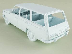 Wartburg 353 Tourist Model 3D