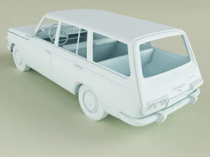 Wartburg 353 Tourist 3D Model