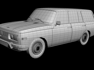 Wartburg 353 Tourist Model 3D