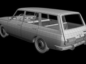 Wartburg 353 Tourist Model 3D