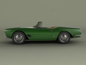 maserati 3500gt spider vignale 3D Model