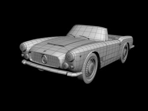 maserati 3500gt spider vignale 3D Model