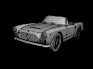 maserati 3500gt spider vignale 3D Model