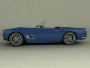 italian classic cars collection pt1 Model 3D