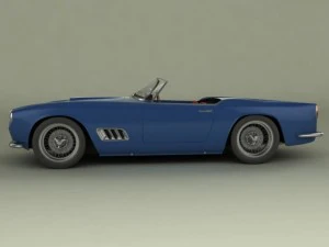 italian classic cars collection pt1 3D Model