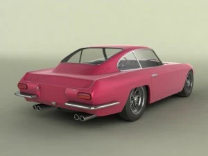 italian classic cars collection pt1 3D Model
