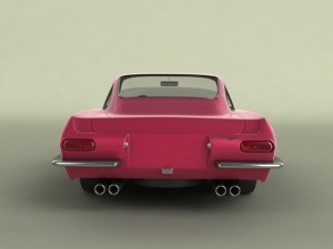 italian classic cars collection pt1 Model 3D