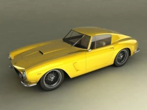 italian classic cars collection pt1 3D Model