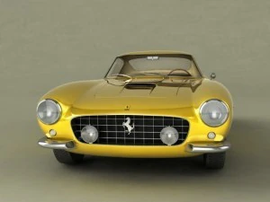 italian classic cars collection pt1 3D Model