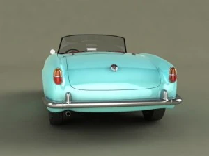 italian classic cars collection pt1 3D Model