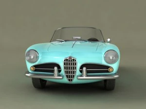 italian classic cars collection pt1 3D Model