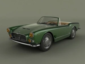 italian classic cars collection pt1 3D Model