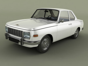 Wartburg 353 Coupe 3D Модель