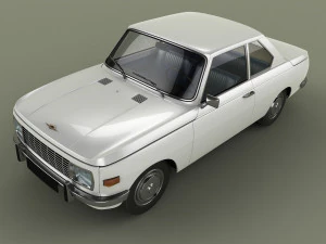 Wartburg 353 Coupe 3D Model