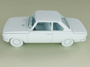 Wartburg 353 Coupe 3D Model