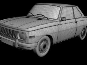 Wartburg 353 Coupe 3D 모델