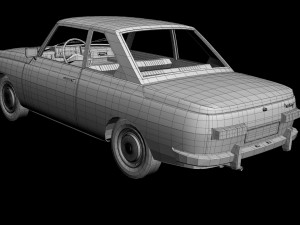 Wartburg 353 Coupe 3D 모델