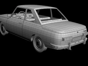 Wartburg 353 Coupe 3D Model