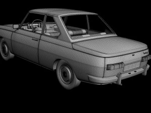 Wartburg 353 Coupe 3D Model