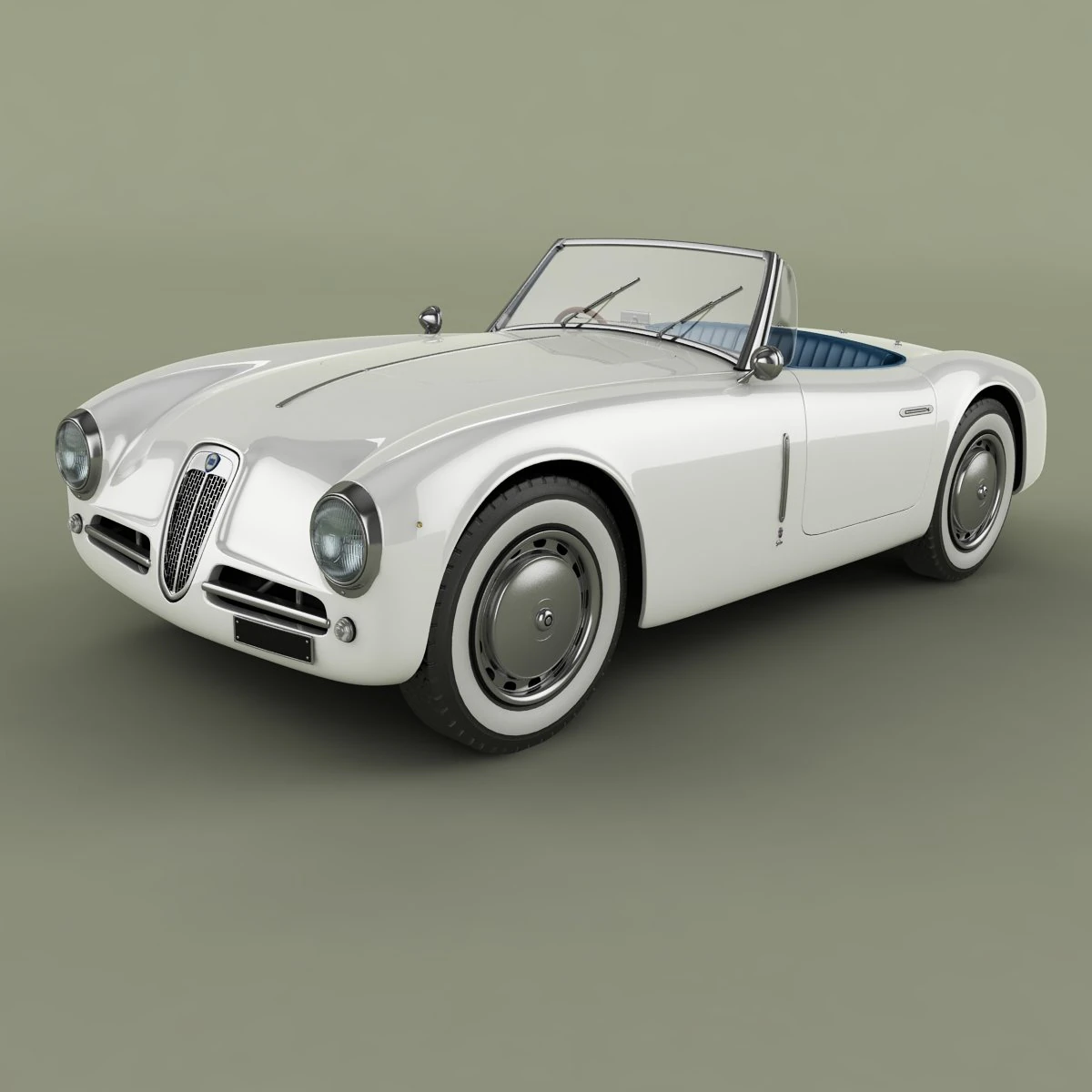Lancia Aprilia Spider Basso 3D Model .c4d .max .obj .3ds .fbx .stl .blend 