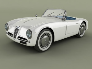 Lancia Aprilia Spider Basso 3D Модель