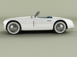 Lancia Aprilia Spider Basso Modelo 3D
