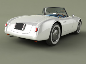 Lancia Aprilia Spider Basso Modelo 3D