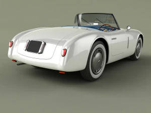 Lancia Aprilia Spider Basso 3D Model