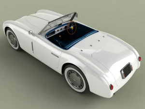 Lancia Aprilia Spider Basso 3D Model