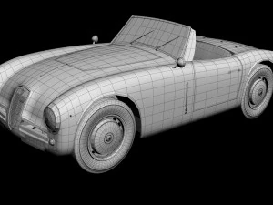 Lancia Aprilia Spider Basso 3D Model