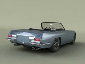lamborghini 400 gt convertible 3D Model